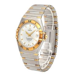 OMEGA Constellation Chronometer Two-tone 1302 30 Men's Watch Date Ivory YG Automatic