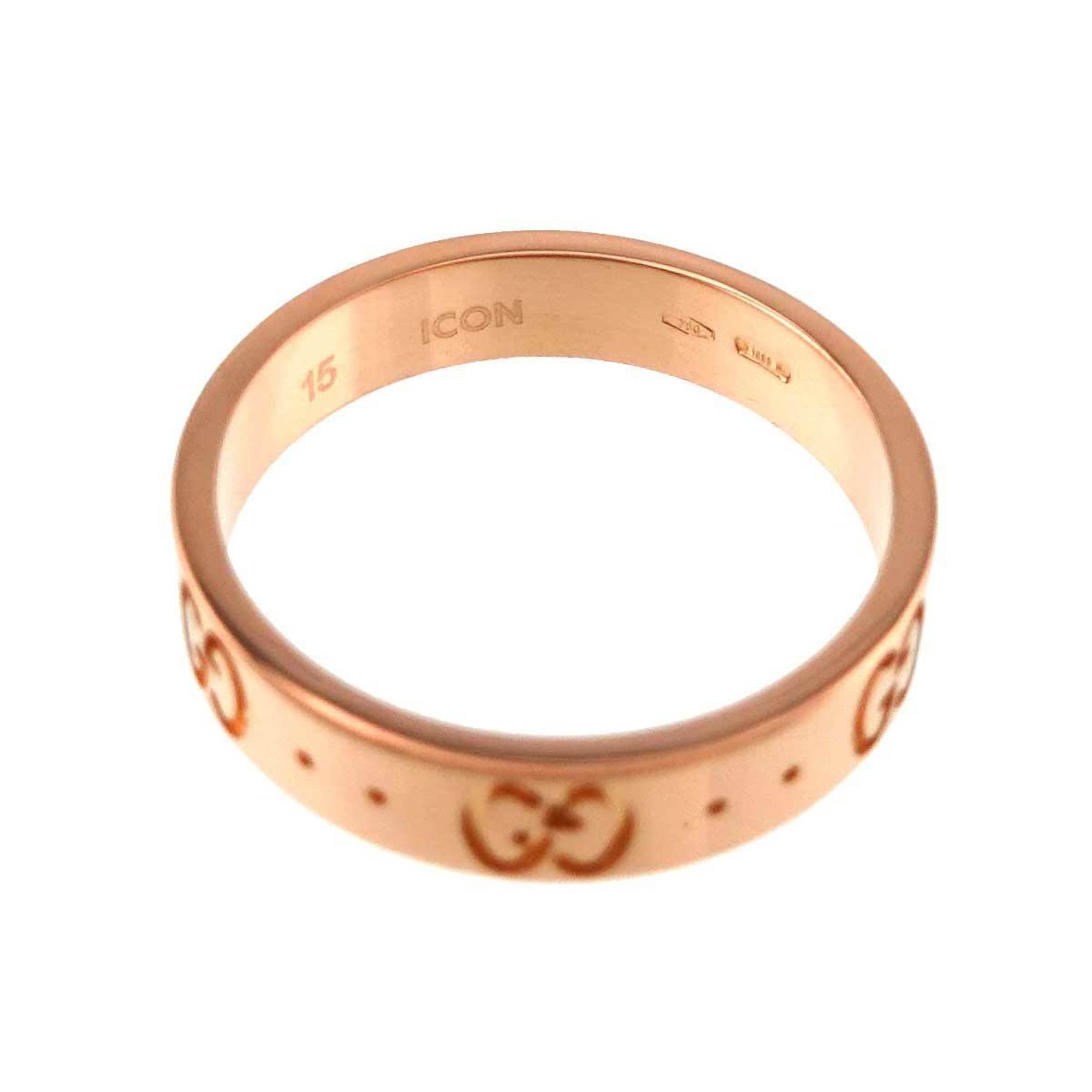 Gucci Icon #15 Ring, K18 PG Pink Gold 750, Ring