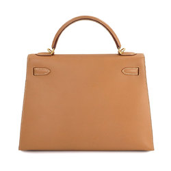 Hermes Kelly 32 2way hand shoulder bag, Cushvel Epsom, natural, outside stitching, E stamp, gold hardware,