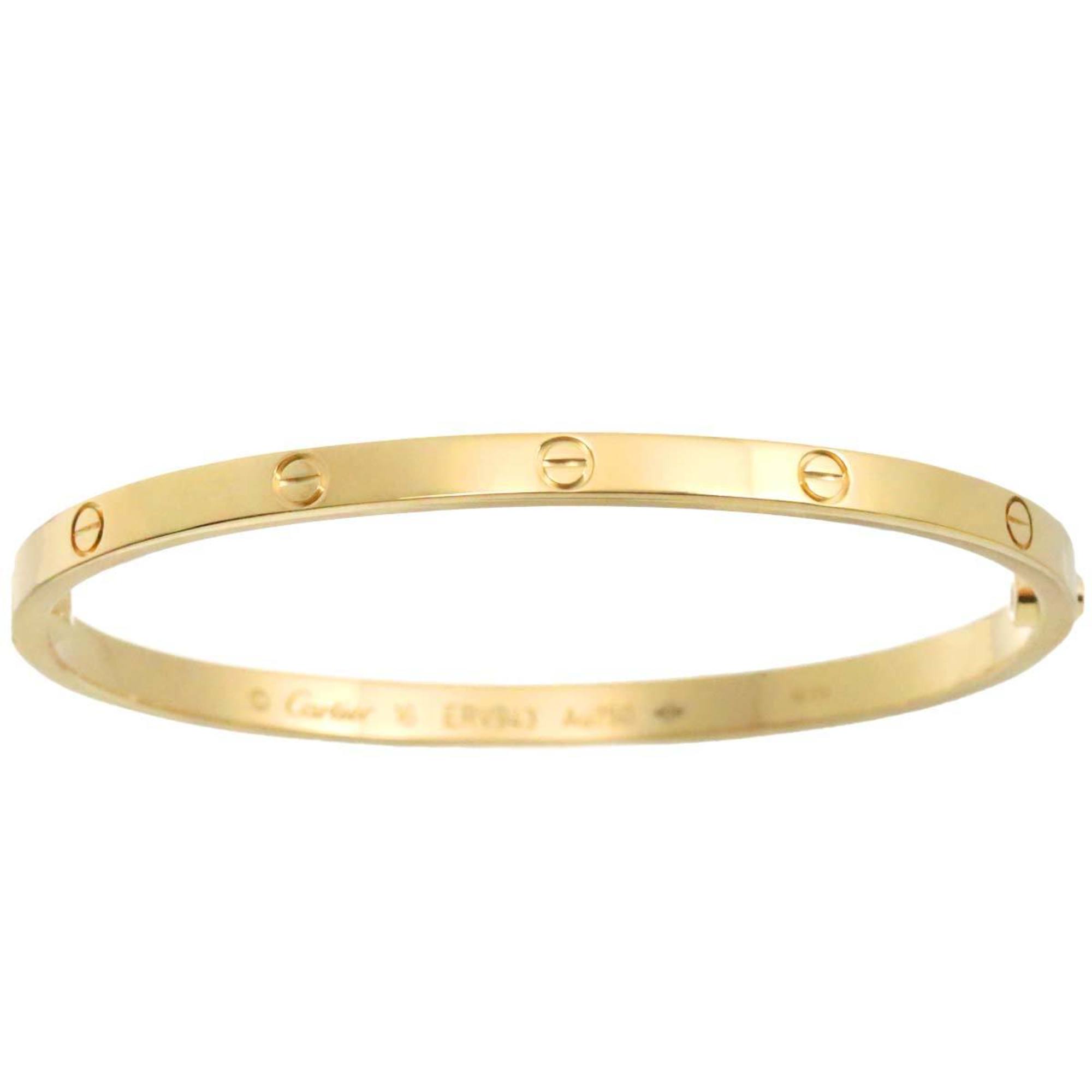 Cartier Love Bracelet SM #16 K18 YG Yellow Gold 750 Bangle