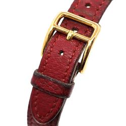 Hermes Kelly Watch Ladies' Wristwatch Bordeaux Quartz Cadena