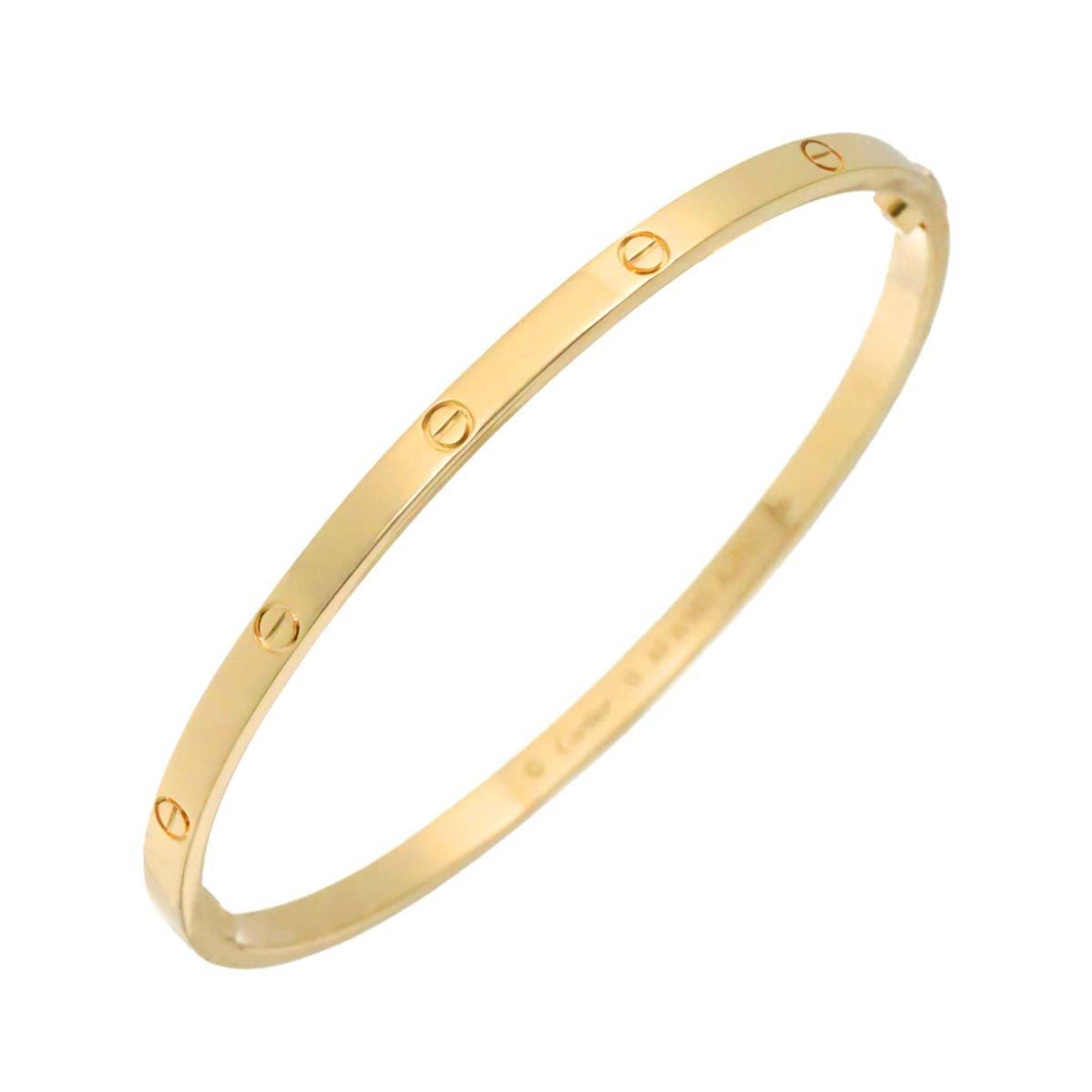 Cartier Love Bracelet SM #18 K18 YG Yellow Gold 750 Bangle