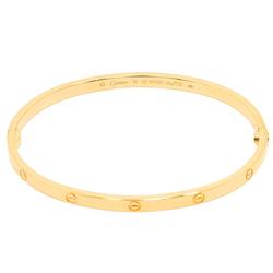 Cartier Love Bracelet SM #18 K18 YG Yellow Gold 750 Bangle