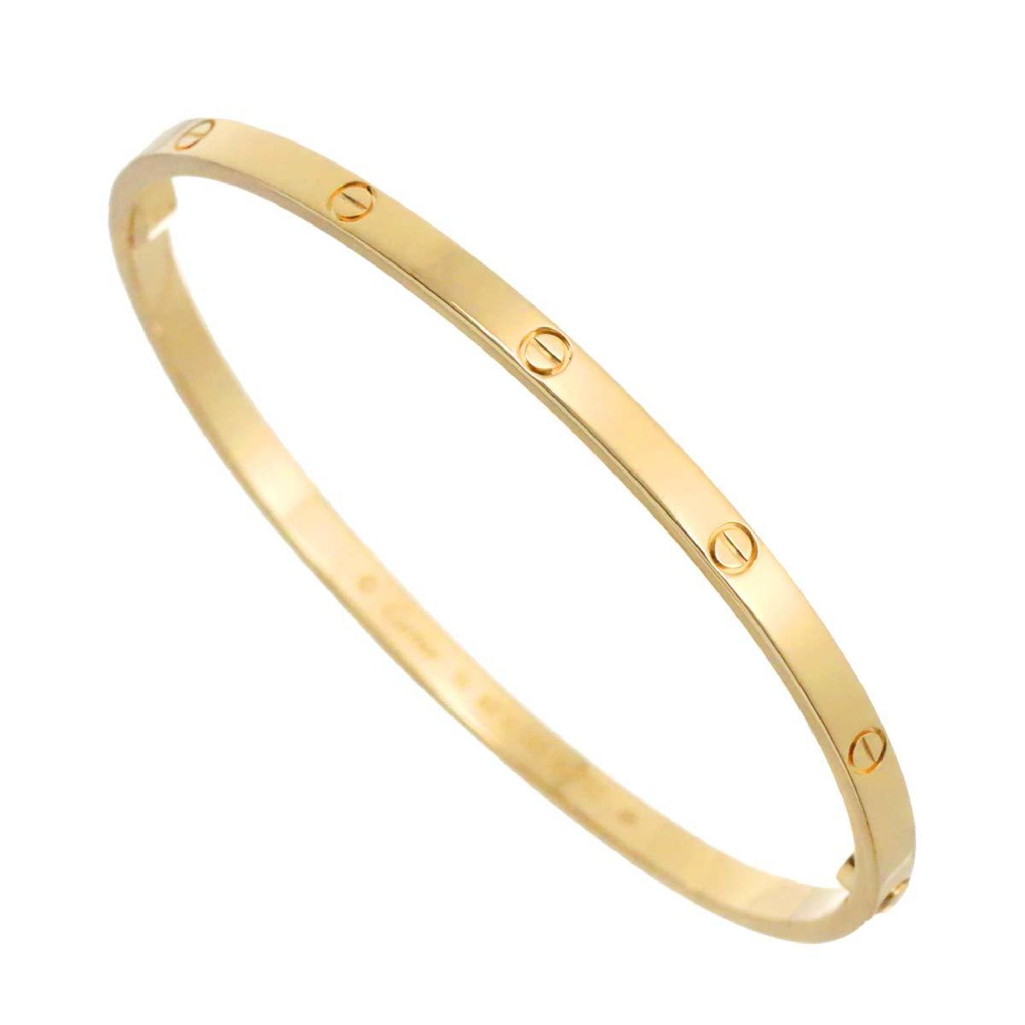 Cartier Love Bracelet SM #18 K18 YG Yellow Gold 750 Bangle