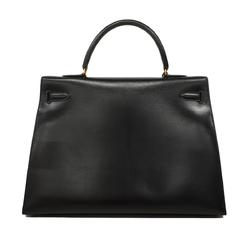 Hermes handbag Kelly 35 〇S stamp box calf black ladies