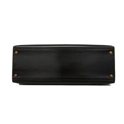 Hermes handbag Kelly 35 〇S stamp box calf black ladies