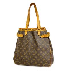 Louis Vuitton Tote Bag Monogram Batignolles Vertical M51153 Brown Women's