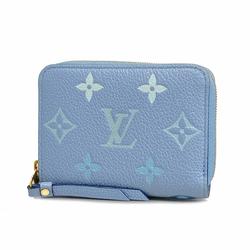 Louis Vuitton Wallets & Coin Cases Monogram Empreinte by the Pool Zippy Purse M80408 Summer Blue Women's