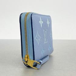 Louis Vuitton Wallets & Coin Cases Monogram Empreinte by the Pool Zippy Purse M80408 Summer Blue Women's