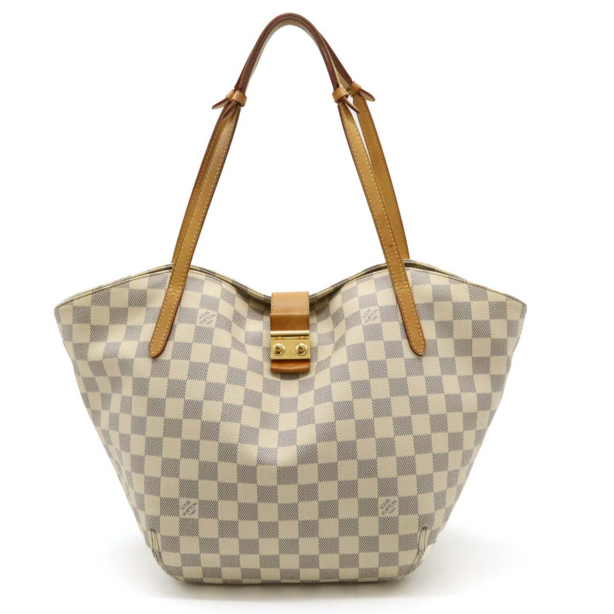 LOUIS VUITTON Damier Azur Salina PM Tote Bag Shoulder N41208