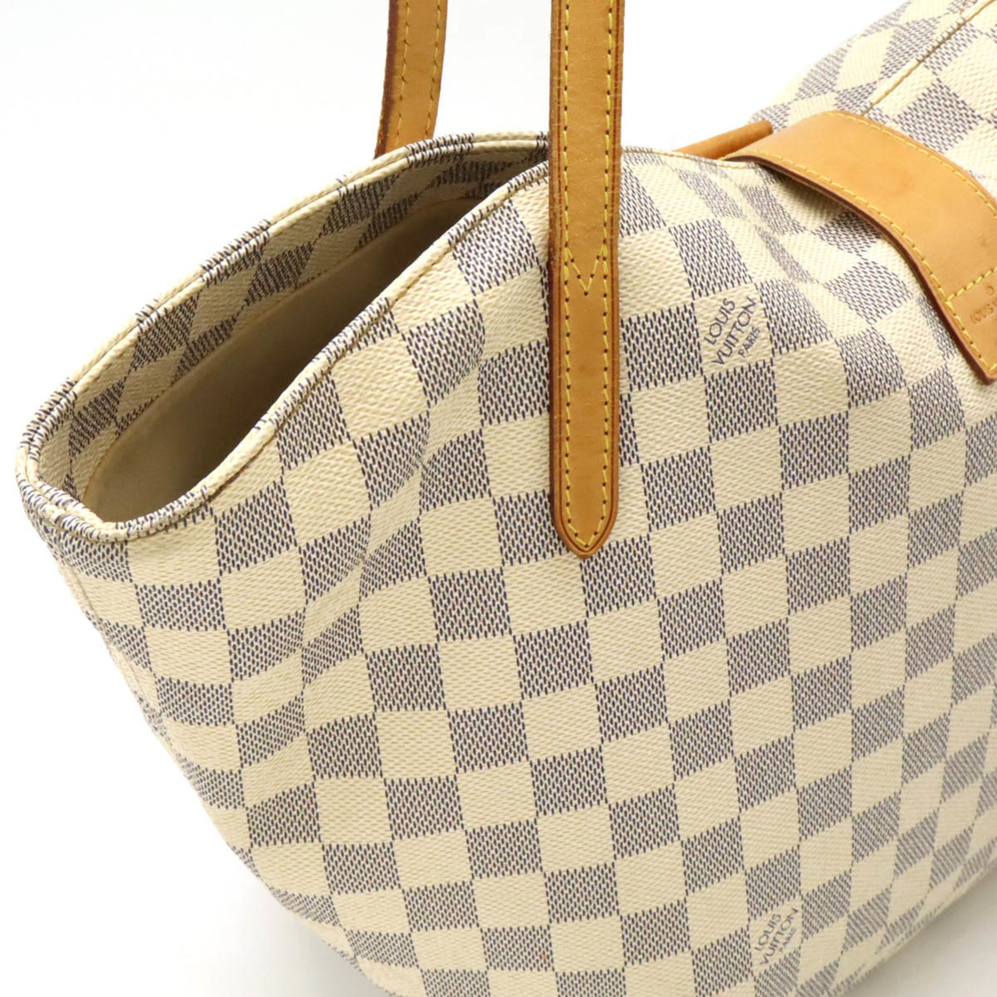 LOUIS VUITTON Damier Azur Salina PM Tote Bag Shoulder N41208