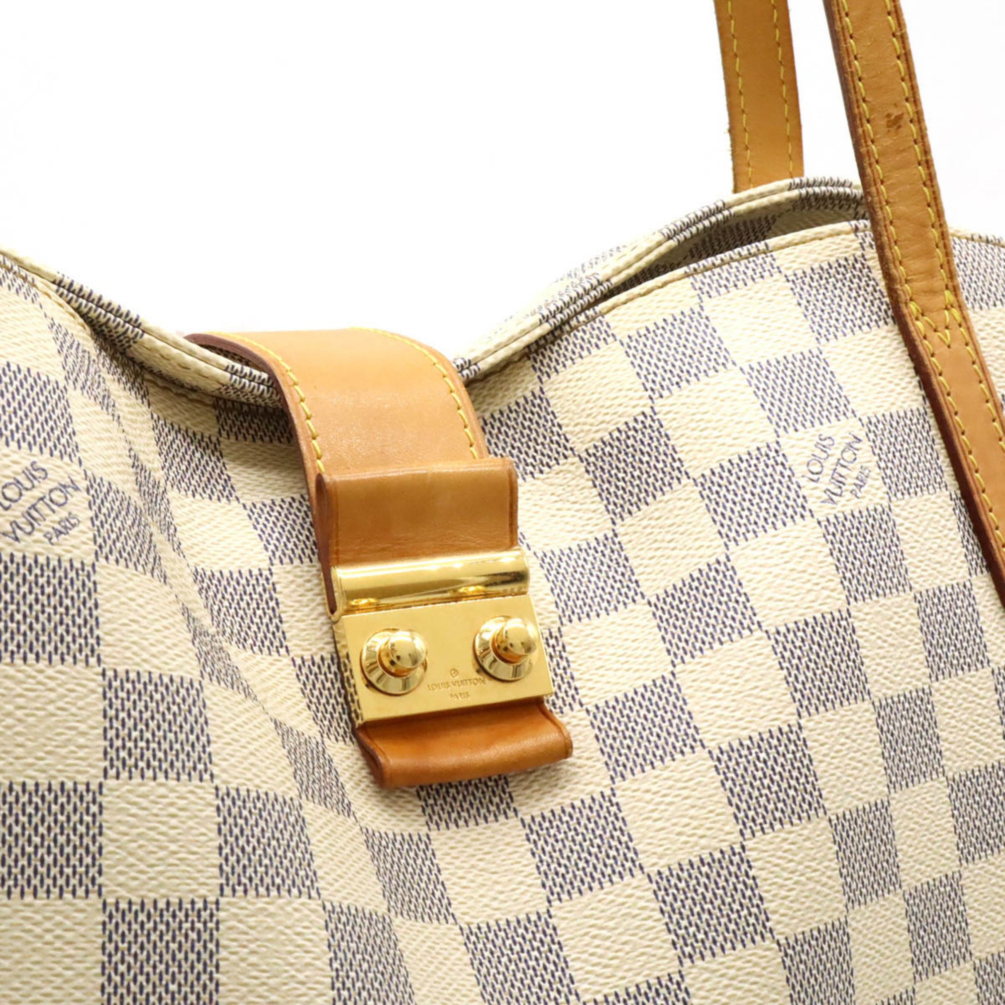 LOUIS VUITTON Damier Azur Salina PM Tote Bag Shoulder N41208