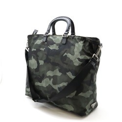 PRADA Prada Handbag Shoulder Bag Dragon Camouflage Nylon FUMO Green Purchased at a domestic boutique VA889S