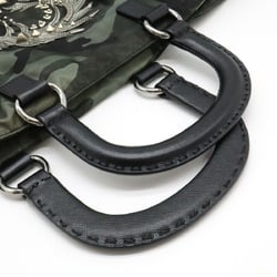 PRADA Prada Handbag Shoulder Bag Dragon Camouflage Nylon FUMO Green Purchased at a domestic boutique VA889S