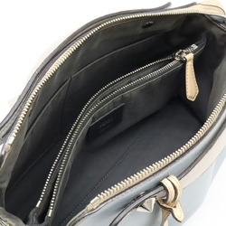 FENDI BY THE WAY Medium Handbag Shoulder Bag Leather Light Blue Gray Beige 8BL124 ()