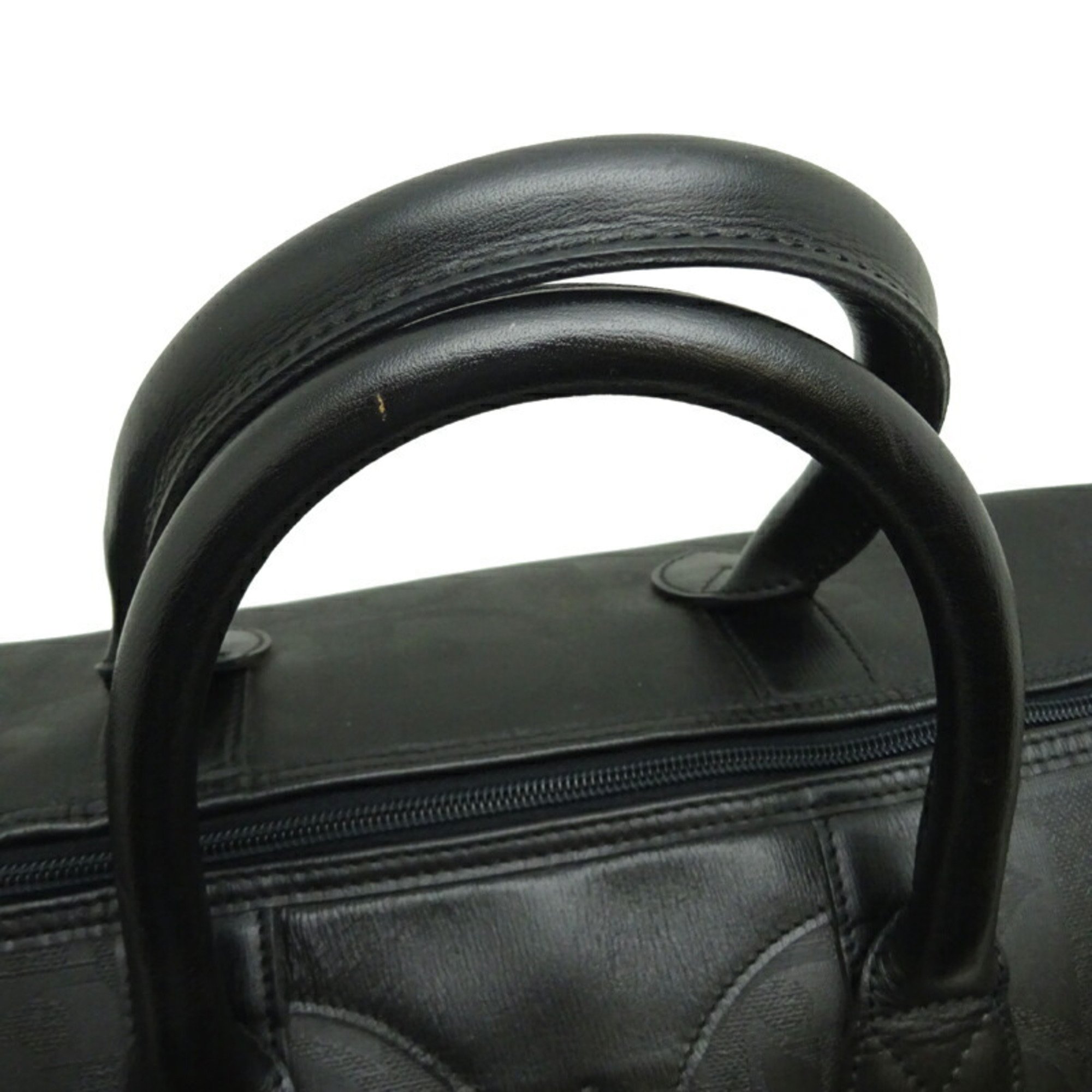 Christian Dior Old Trotter Boston Women's Bag PVC Black