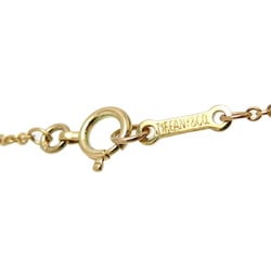 Tiffany 750YG Heart Lock Women's Necklace 750 Yellow Gold