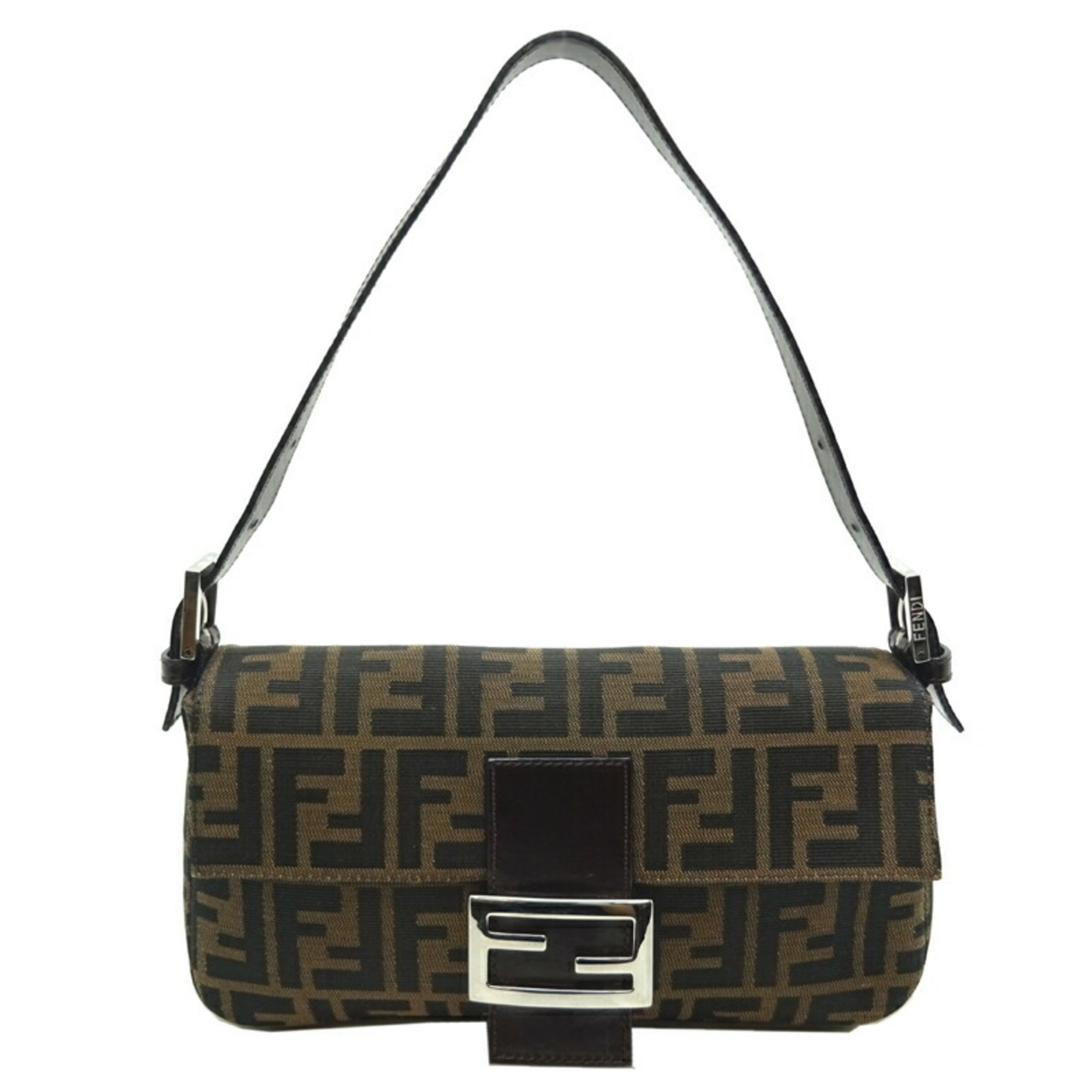 Fendi Mamma Bucket Women's Handbag 2321.26424 Jacquard Brown