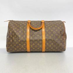 Louis Vuitton Boston Bag Monogram Keepall 50 M41426 Brown Men's Women's