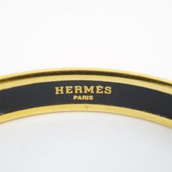 Hermes Bangle, Enamel PM, GP Plated, Cloisonne, Gold, Multicolor, Women's