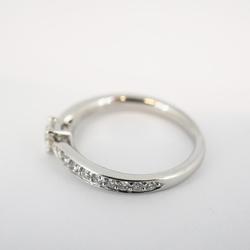 Tiffany Ring Half Eternity Harmony Diamond Pt950 Platinum Ladies