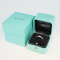 Tiffany Ring Half Eternity Harmony Diamond Pt950 Platinum Ladies