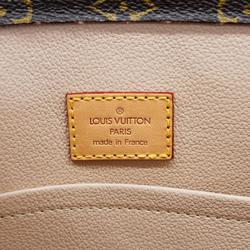 Louis Vuitton Tote Bag Monogram Sac Plat M51140 Brown Women's