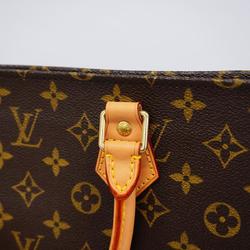 Louis Vuitton Tote Bag Monogram Sac Plat M51140 Brown Women's