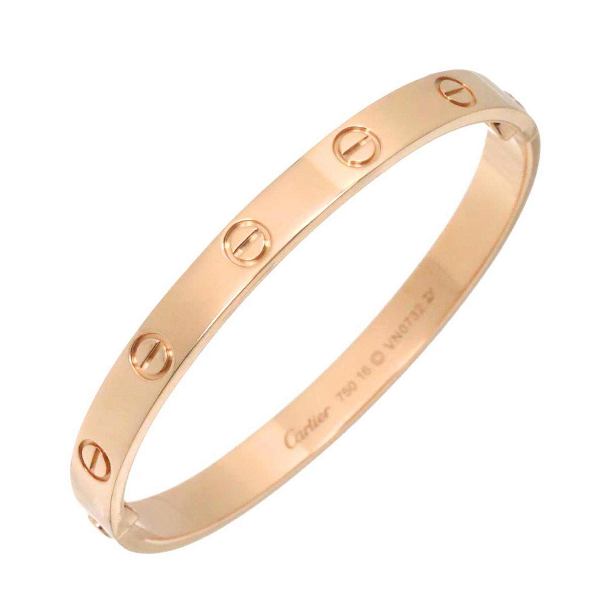 Cartier Love Bracelet #16 K18 PG Pink Gold 750 Bangle