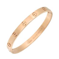 Cartier Love Bracelet #16 K18 PG Pink Gold 750 Bangle