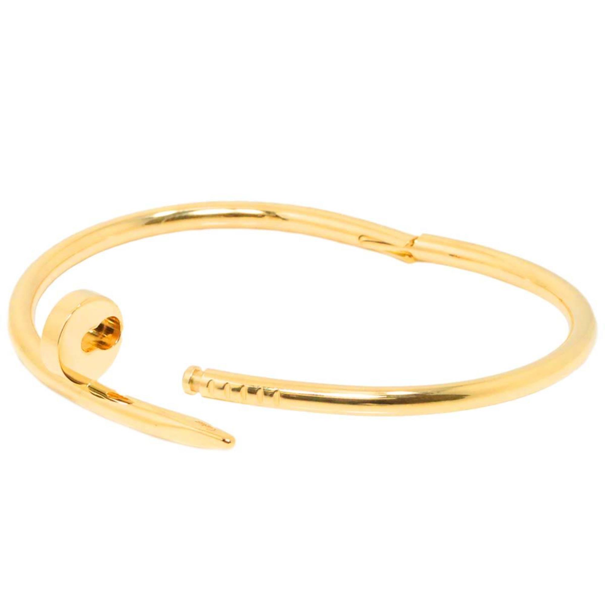 Cartier Juste Un Clou #17 Bracelet K18 YG Yellow Gold 750