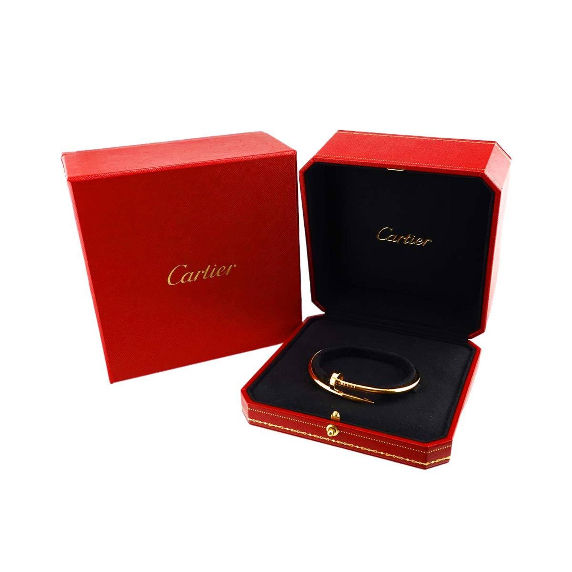 Cartier Juste Un Clou #17 Bracelet K18 YG Yellow Gold 750