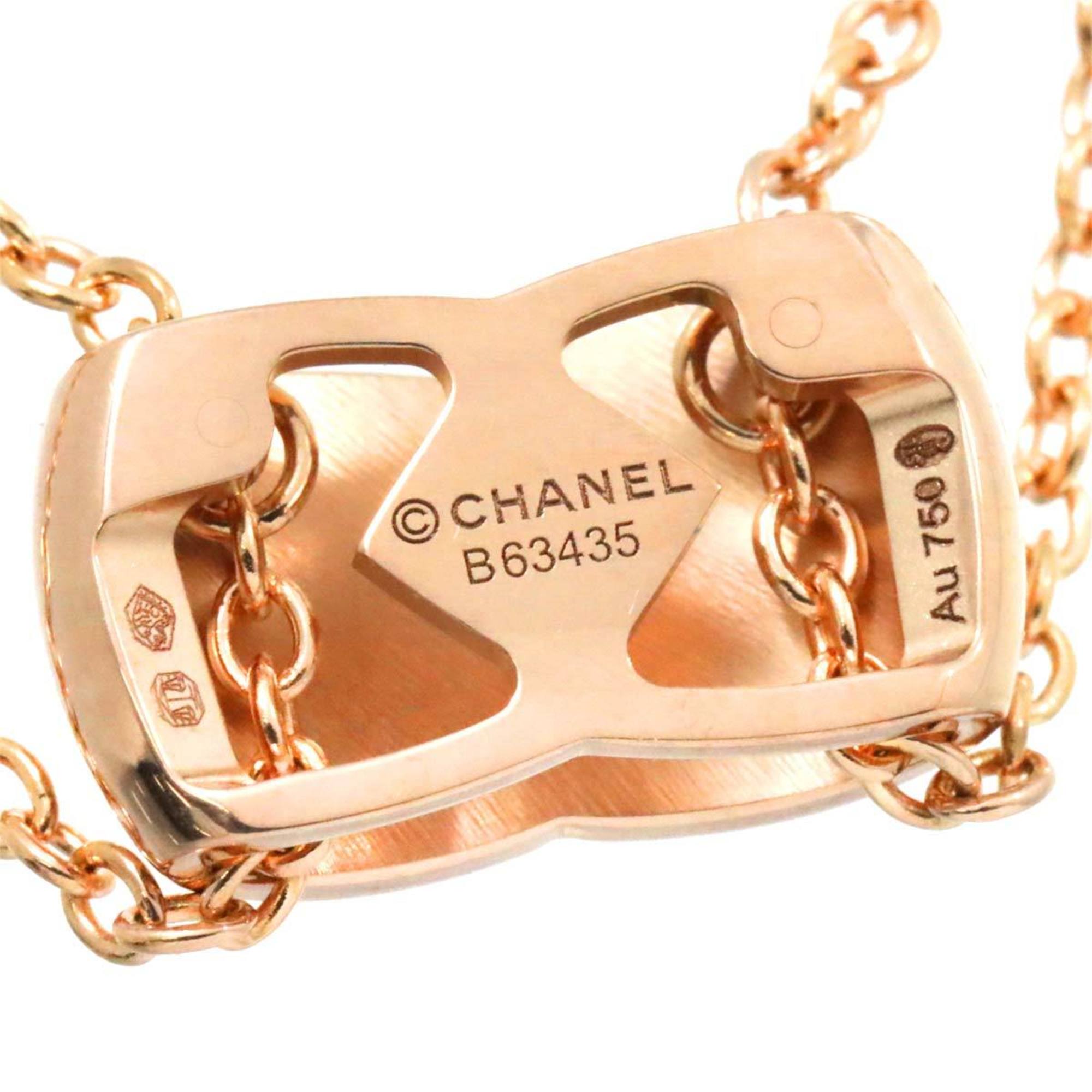 CHANEL Coco Crush Necklace 40cm K18 PG Pink Gold 750Necklace