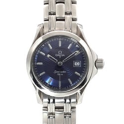 OMEGA Seamaster 120 Ladies Watch 2571 81 Date Blue Quartz