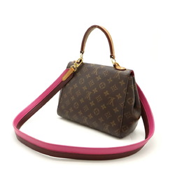 LOUIS VUITTON Louis Vuitton Monogram Cluny BB Handbag Shoulder Bag Rose Pink M42738