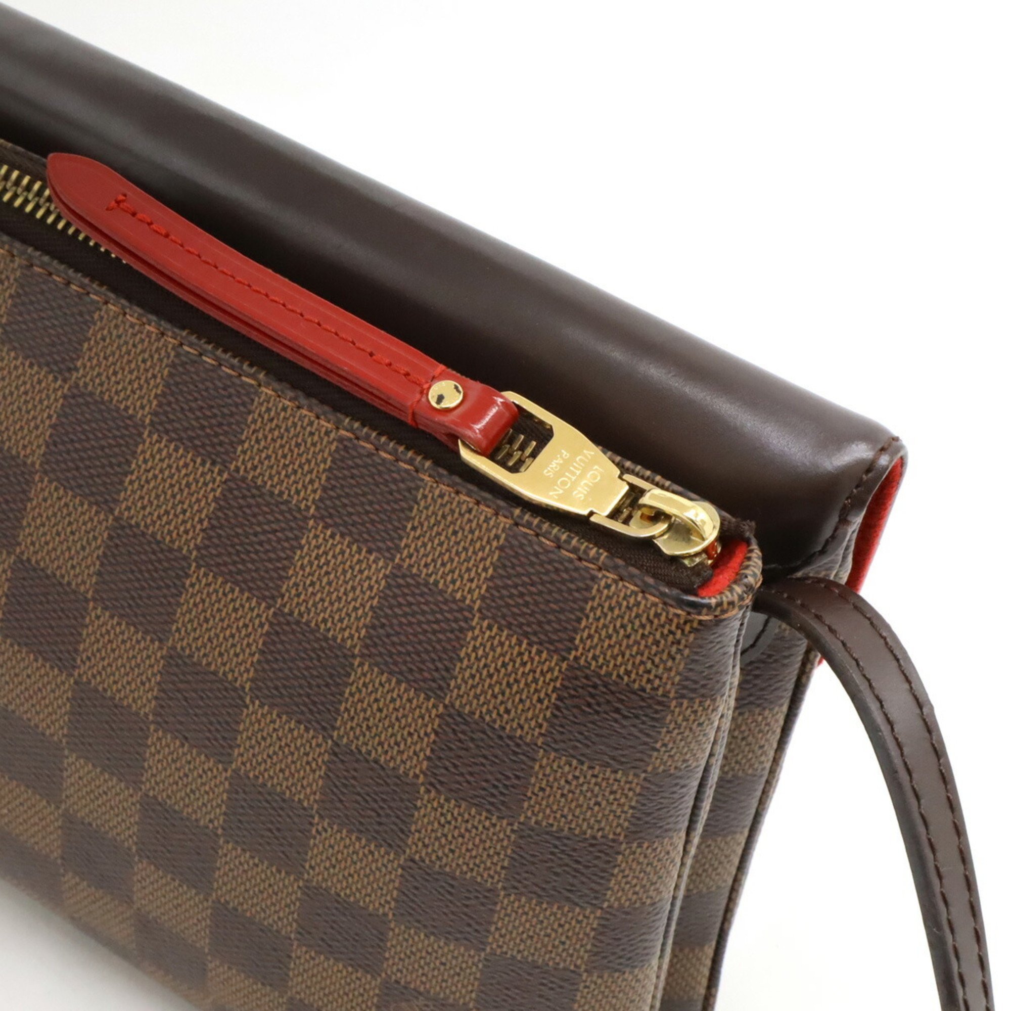 LOUIS VUITTON Damier Twice Shoulder Bag Pochette N48259