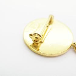 Chanel Brooch Coco Mark Matelasse GP Plated Gold Women's