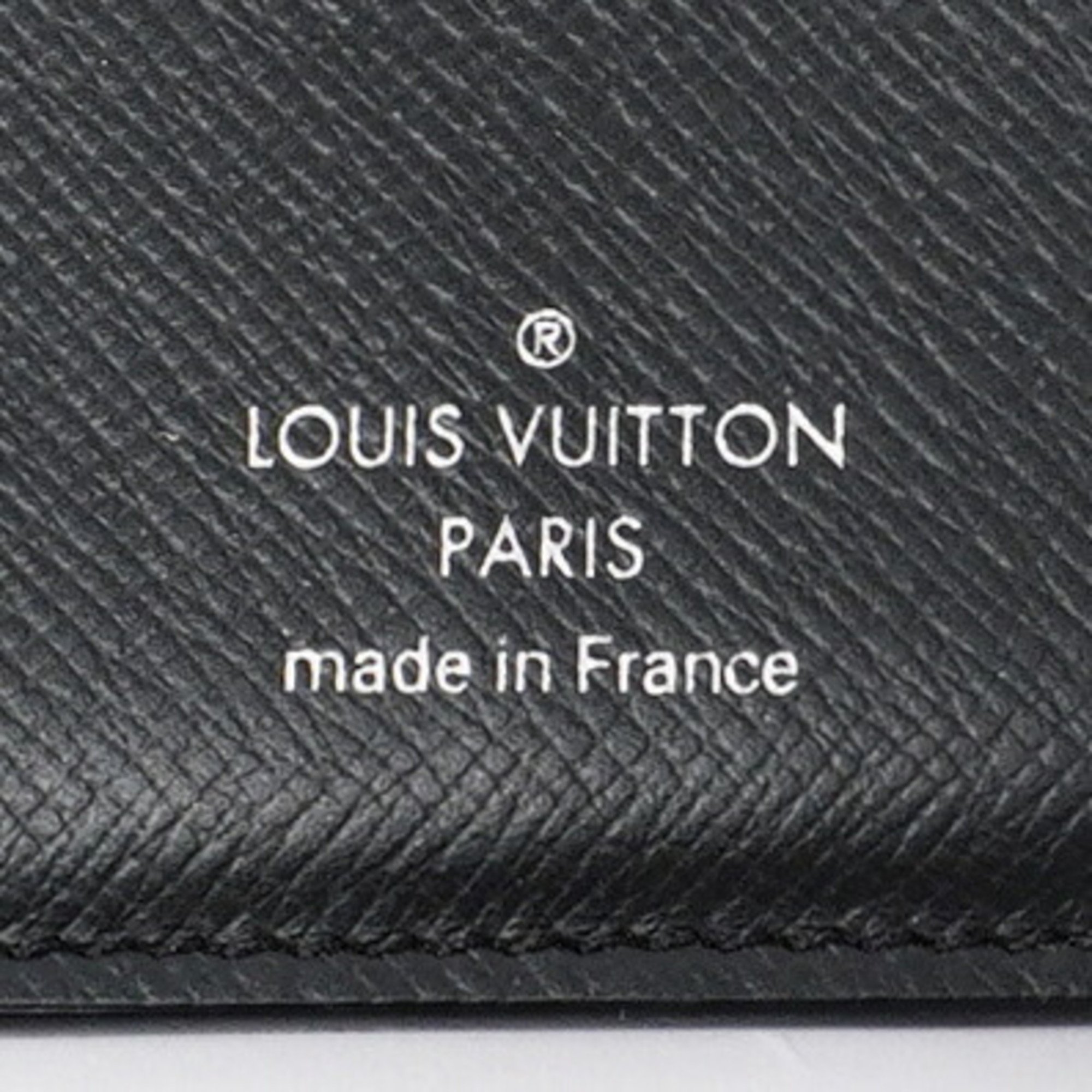 Louis Vuitton Wallet Monogram Eclipse Portefeuille Multiple M61695 Black Men's