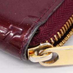 Louis Vuitton Long Wallet Vernis Zippy M91536 Rouge Fauvist Men's Women's