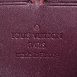 Louis Vuitton Long Wallet Vernis Zippy M91536 Rouge Fauvist Men's Women's