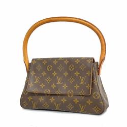 Louis Vuitton Shoulder Bag Monogram Looping M51147 Brown Ladies