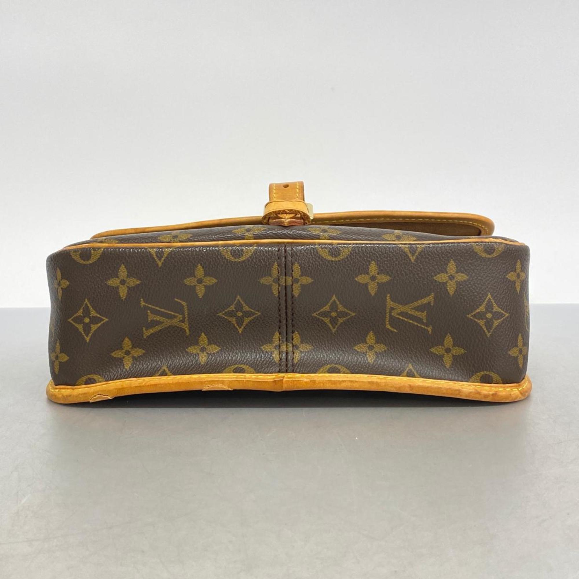 Louis Vuitton Shoulder Bag Monogram Sologne M42250 Brown Women's