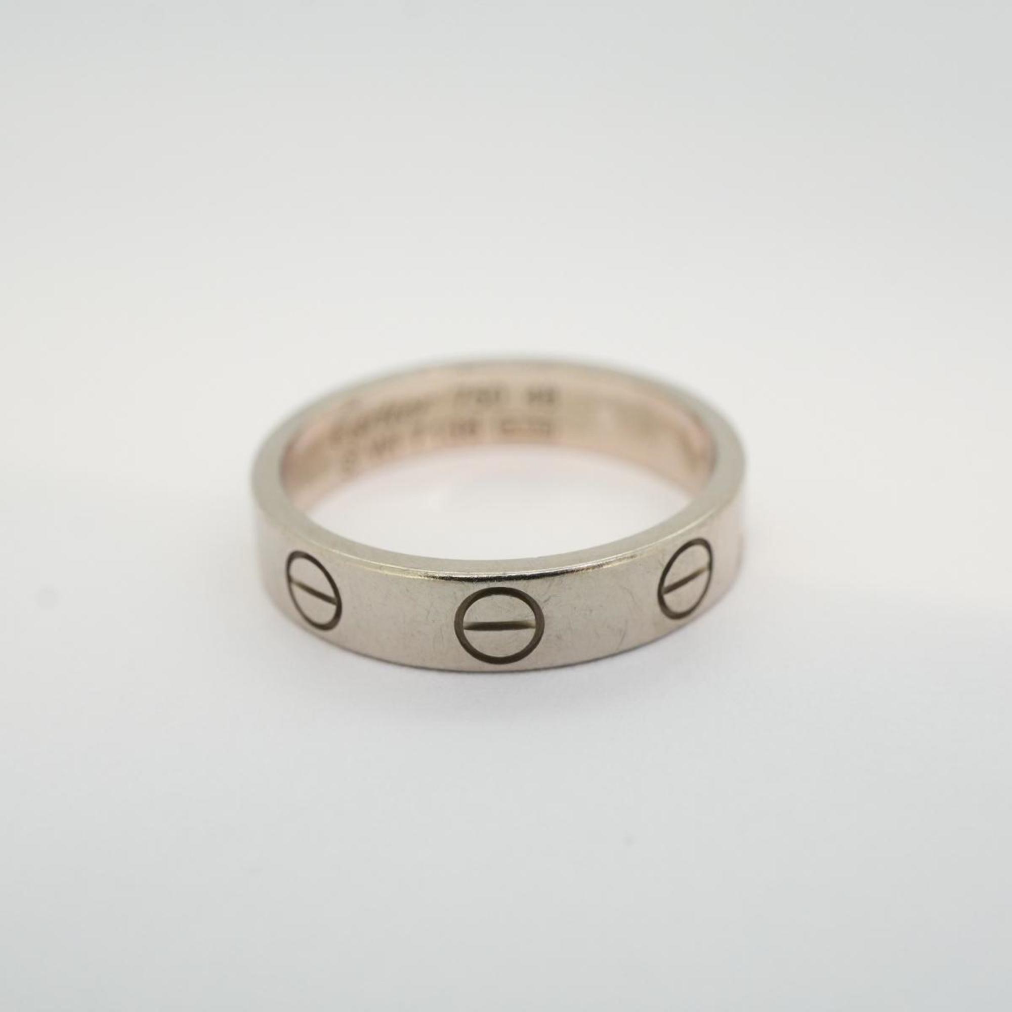 Cartier Ring Love K18WG White Gold Ladies