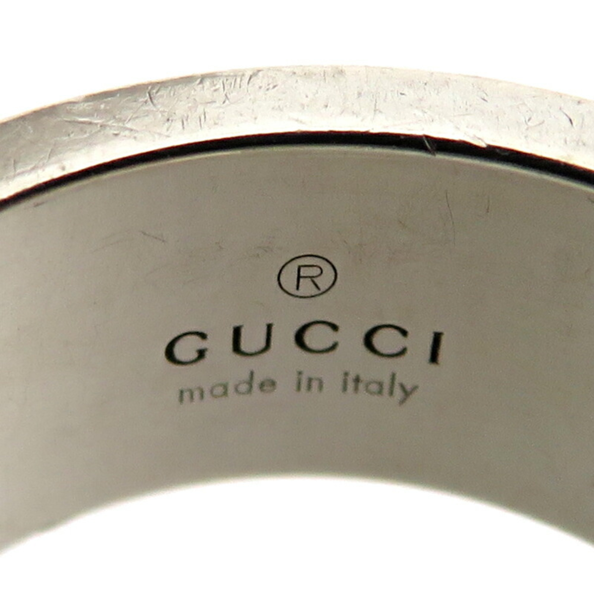 Gucci SV925 G Women's Ring, Silver 925, Size 12.5