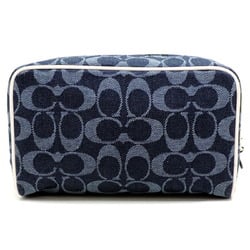 Coach Signature Women's Pouch C4230 Canvas Navy