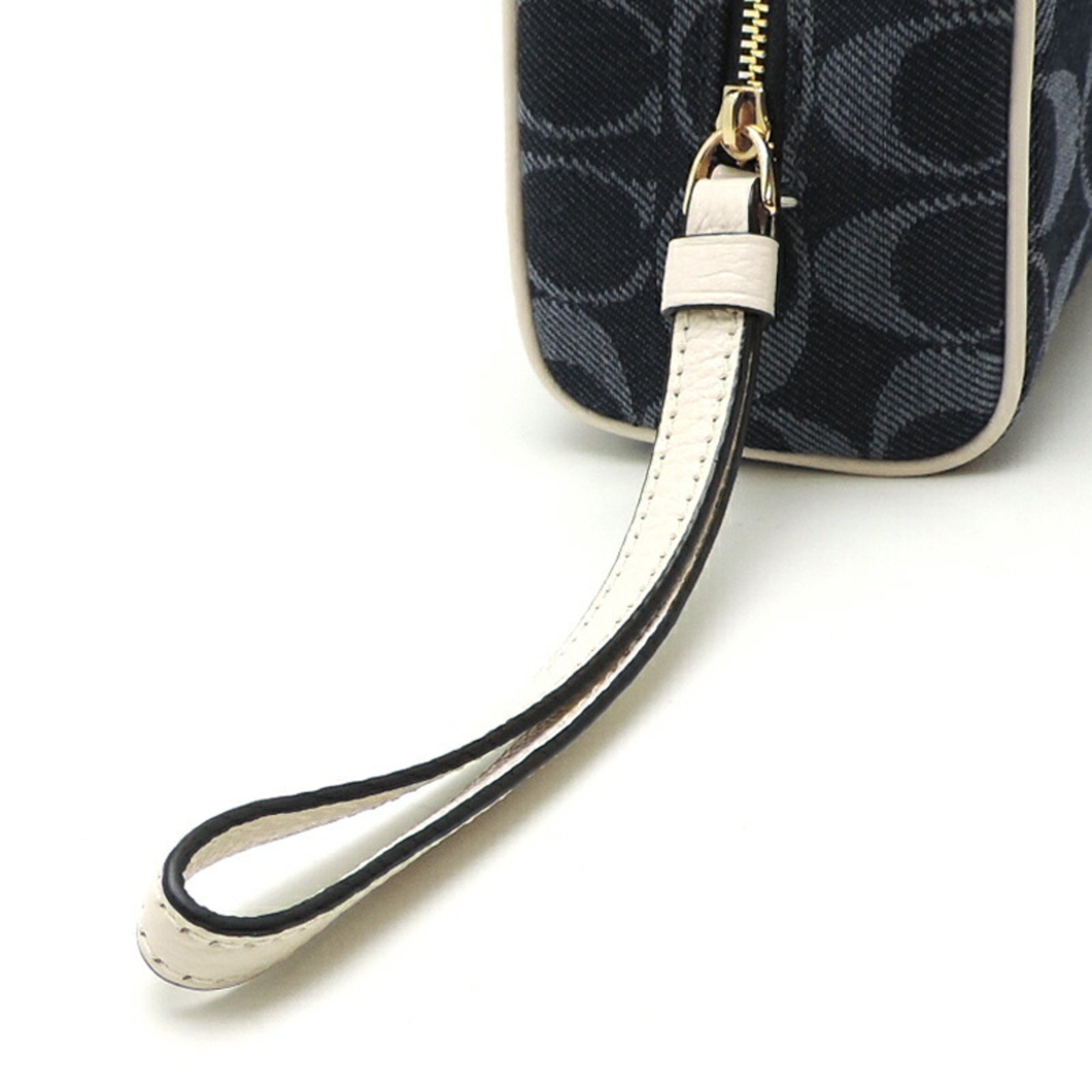 Coach Signature Women's Pouch C4230 Canvas Navy