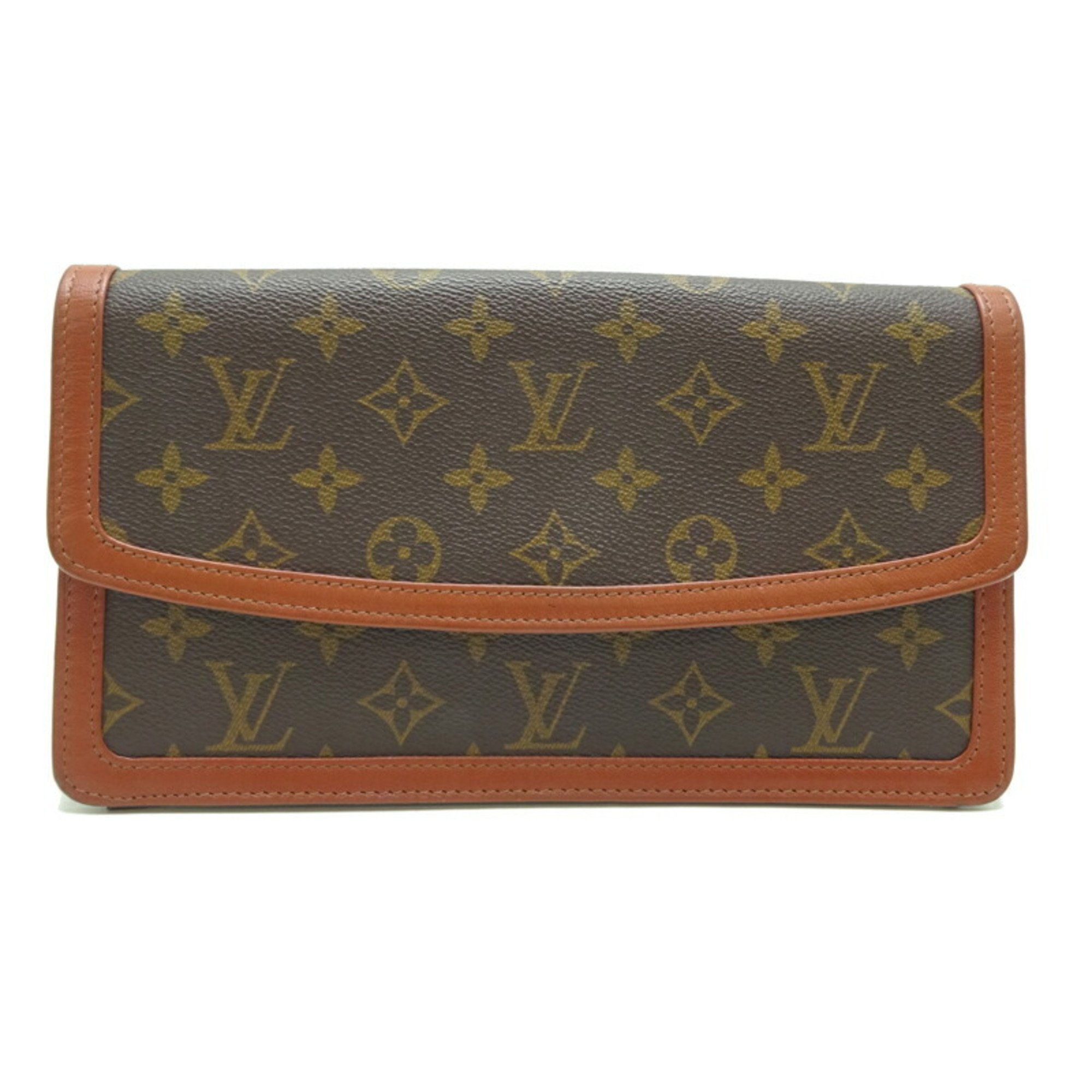 Louis Vuitton Pochette Dame PM Women's and Men's Second Bag M51812 Monogram Brown