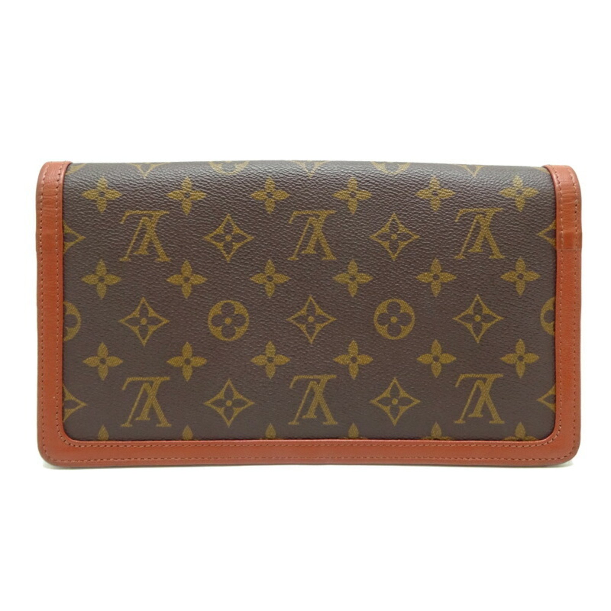 Louis Vuitton Pochette Dame PM Women's and Men's Second Bag M51812 Monogram Brown