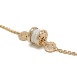 BVLGARI B.zero1 B-zero1 Bzero1 Bracelet S/M K18PG 750PG Pink Gold White Ceramic 354812