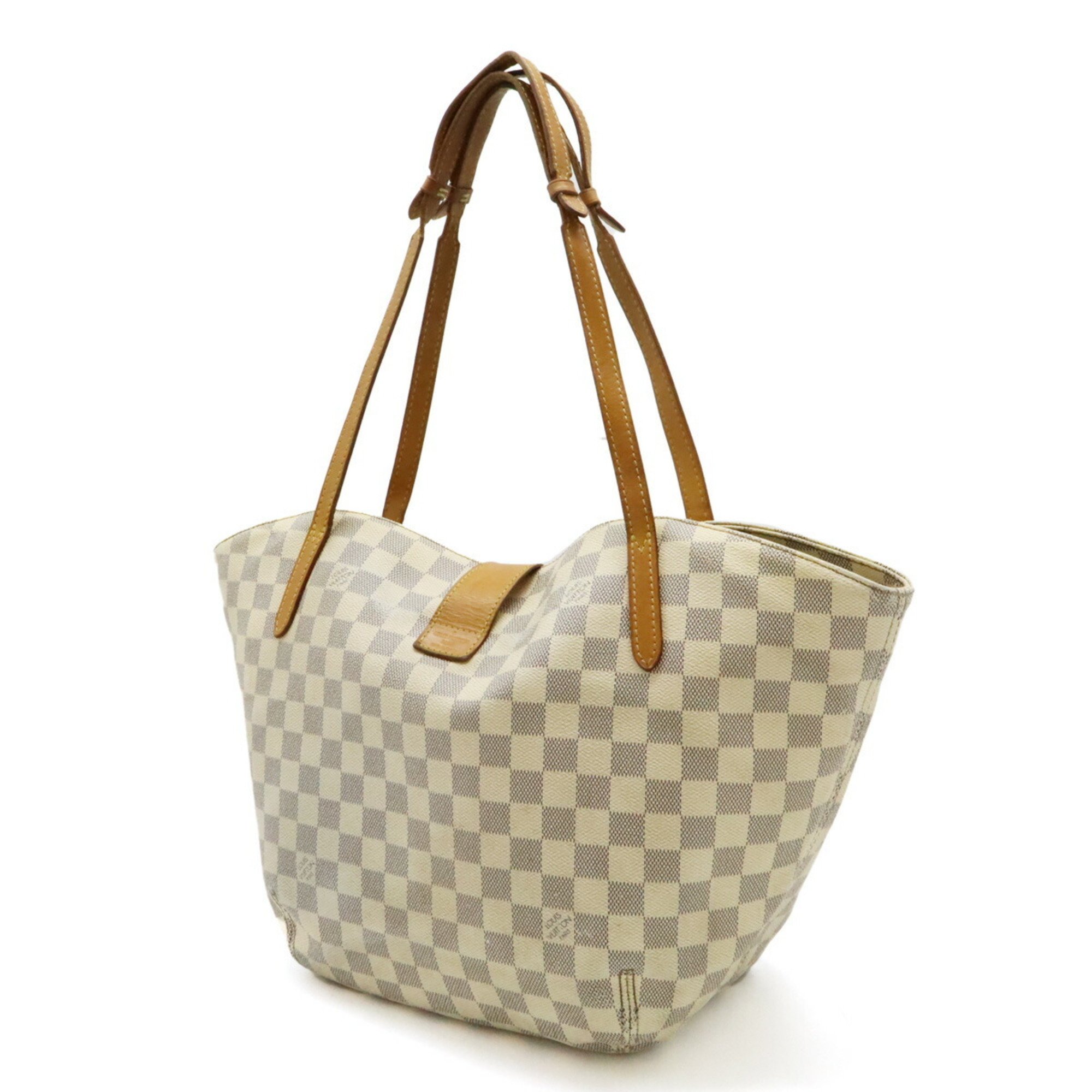 LOUIS VUITTON Damier Azur Salina PM Tote Bag Shoulder N41208